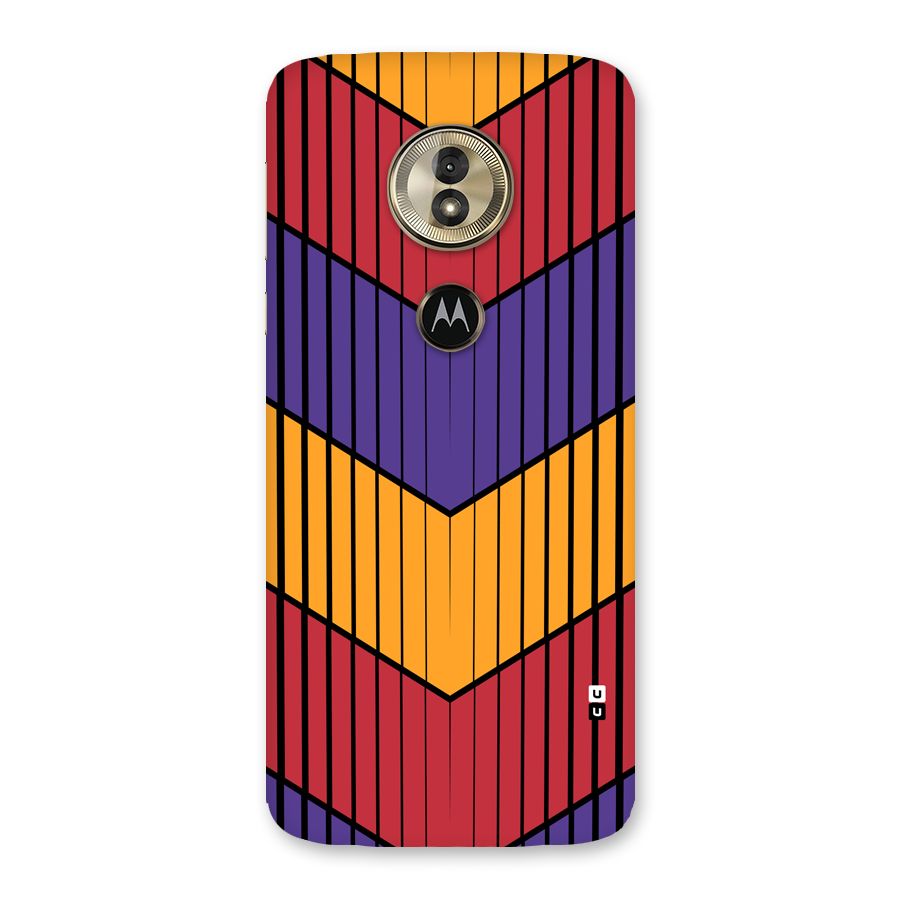 Angular Stripes Back Case for Moto G6 Play
