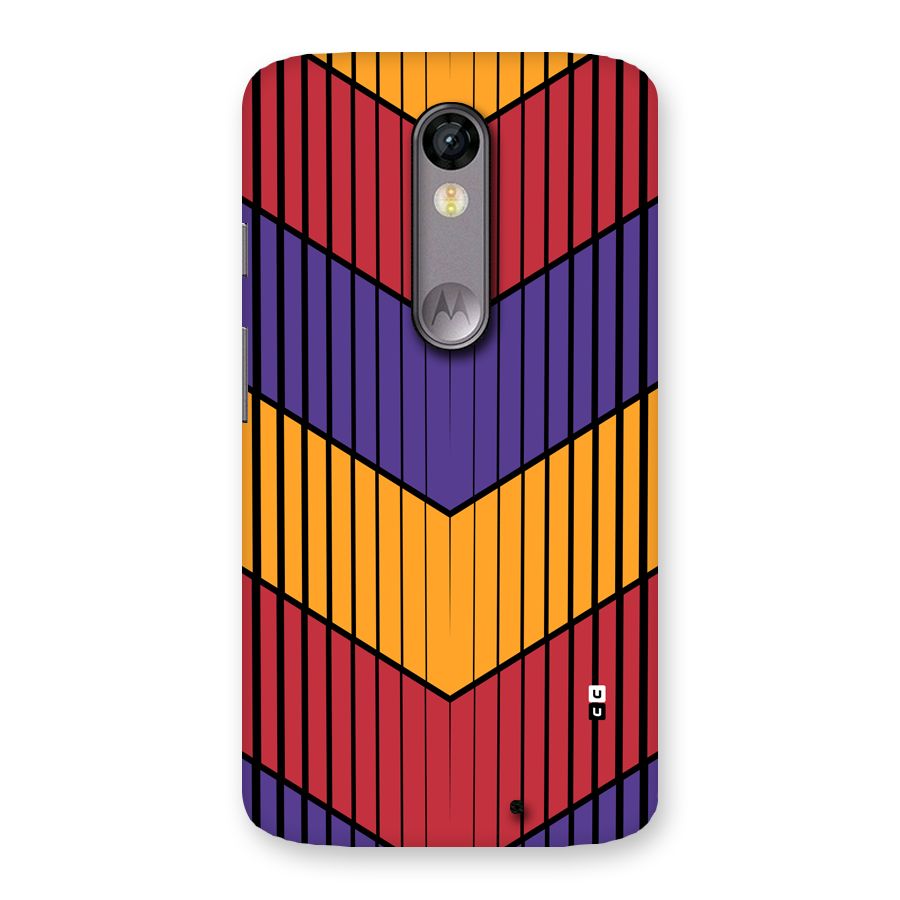 Angular Stripes Back Case for Moto X Force
