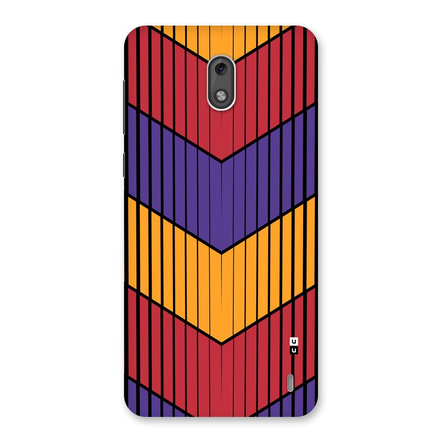 Angular Stripes Back Case for Nokia 2