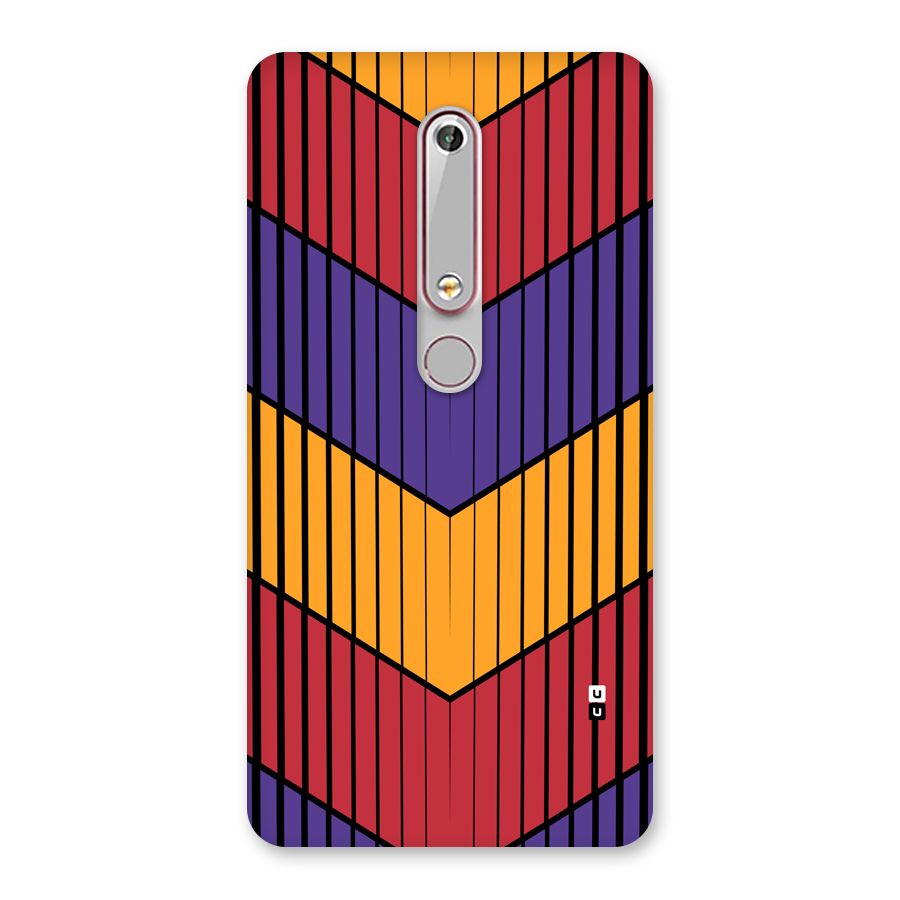 Angular Stripes Back Case for Nokia 6.1