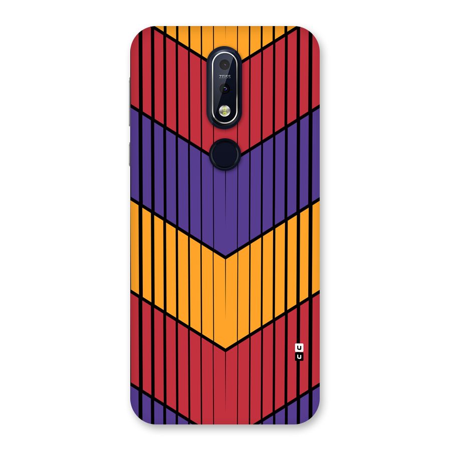 Angular Stripes Back Case for Nokia 7.1