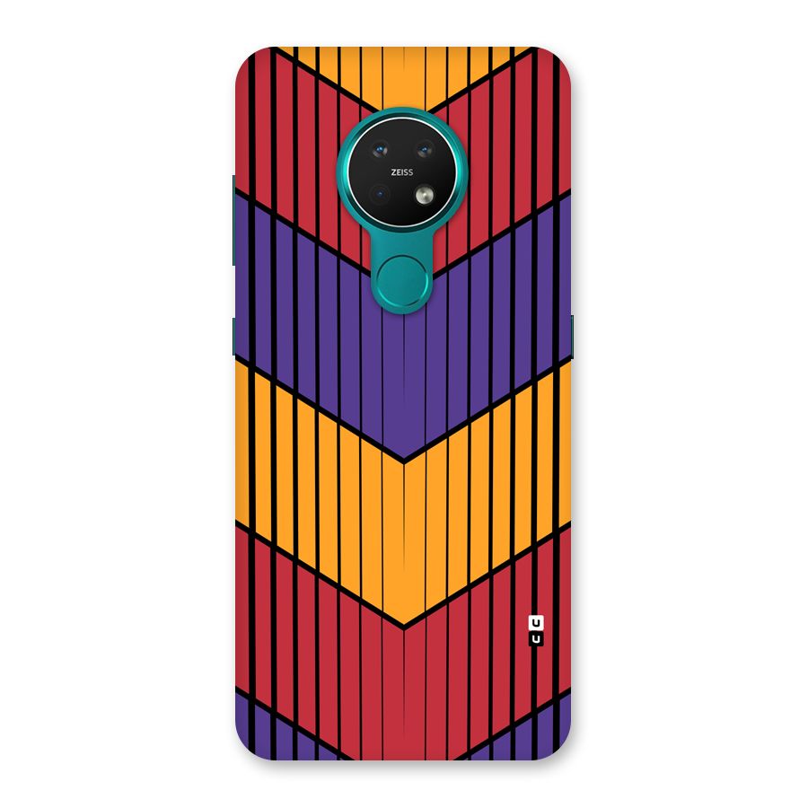Angular Stripes Back Case for Nokia 7.2