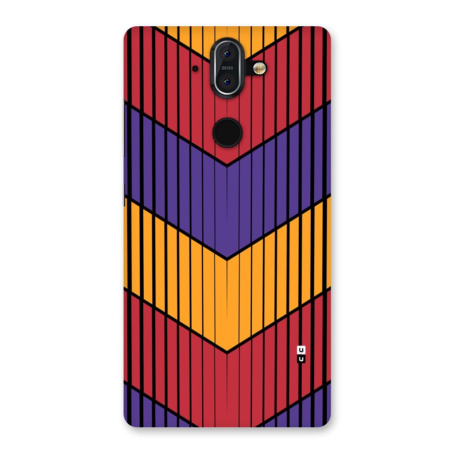 Angular Stripes Back Case for Nokia 8 Sirocco