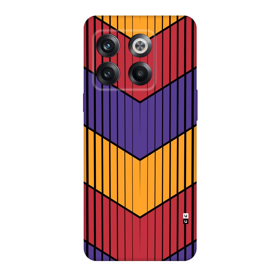 Angular Stripes Back Case for OnePlus 10T
