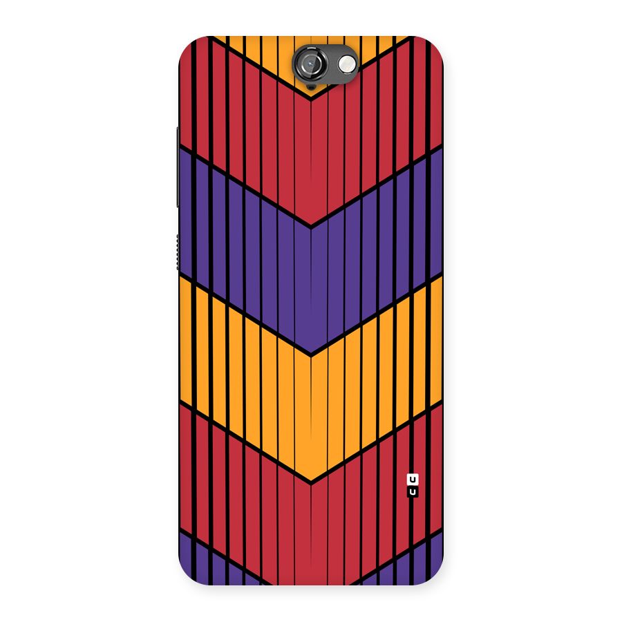 Angular Stripes Back Case for One A9