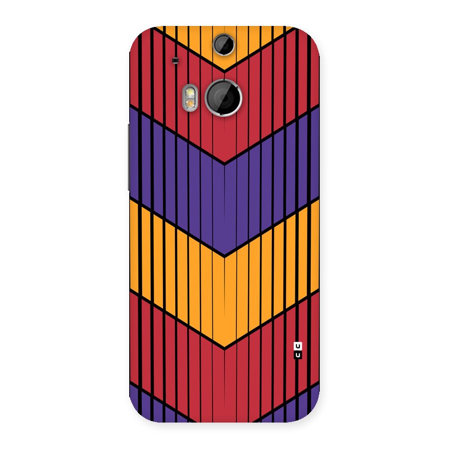 Angular Stripes Back Case for One M8