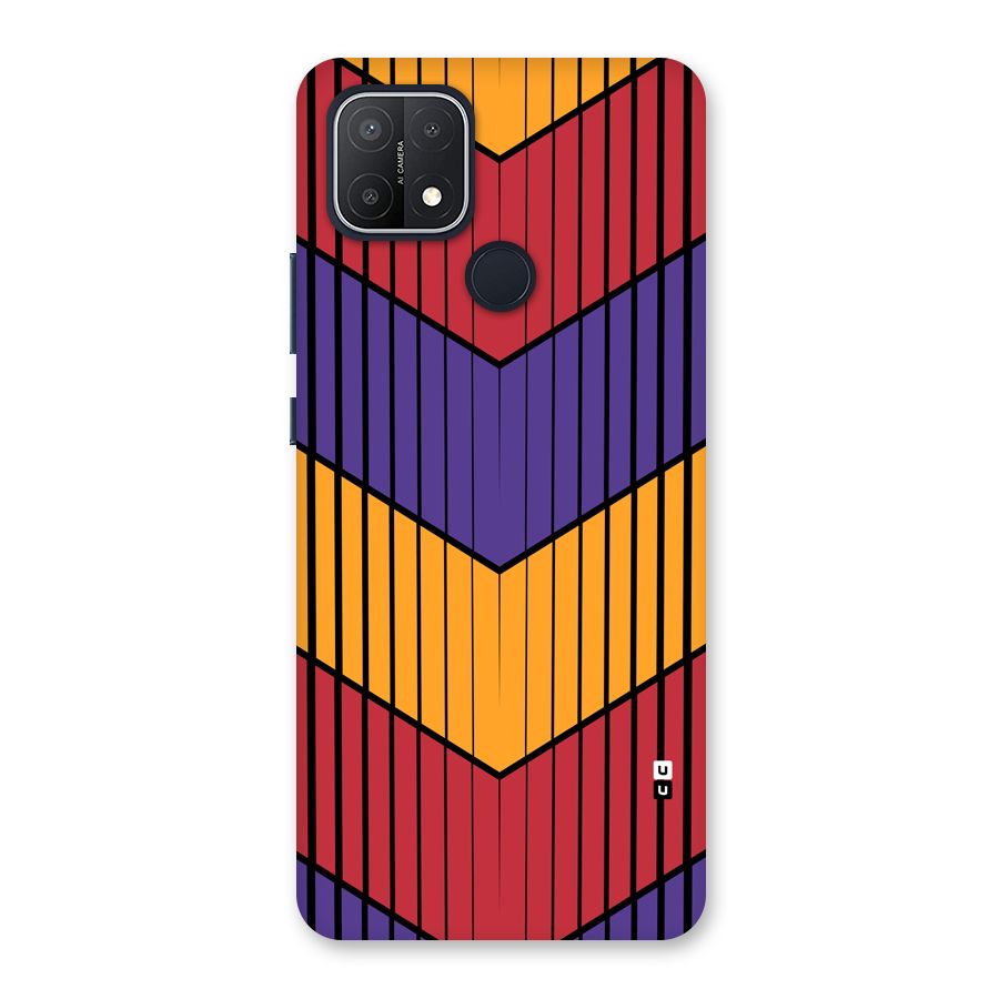 Angular Stripes Back Case for Oppo A15