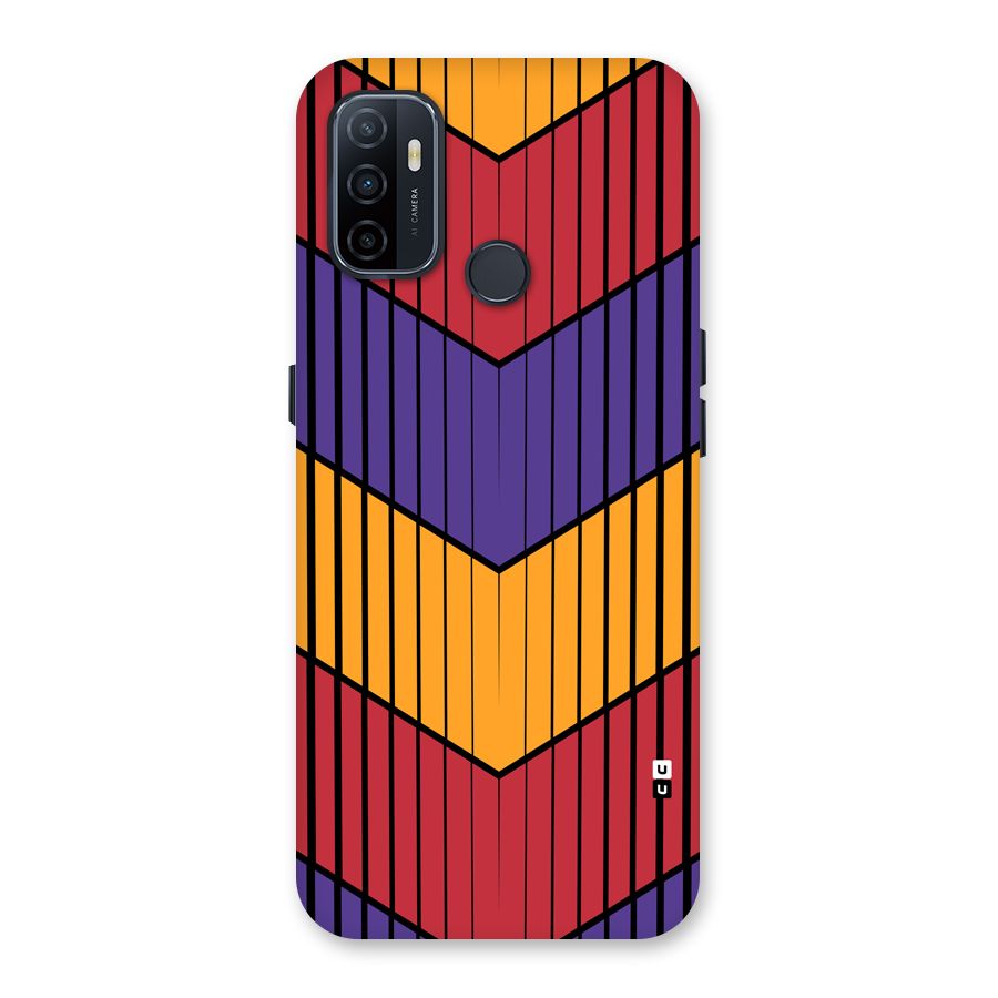 Angular Stripes Back Case for Oppo A32