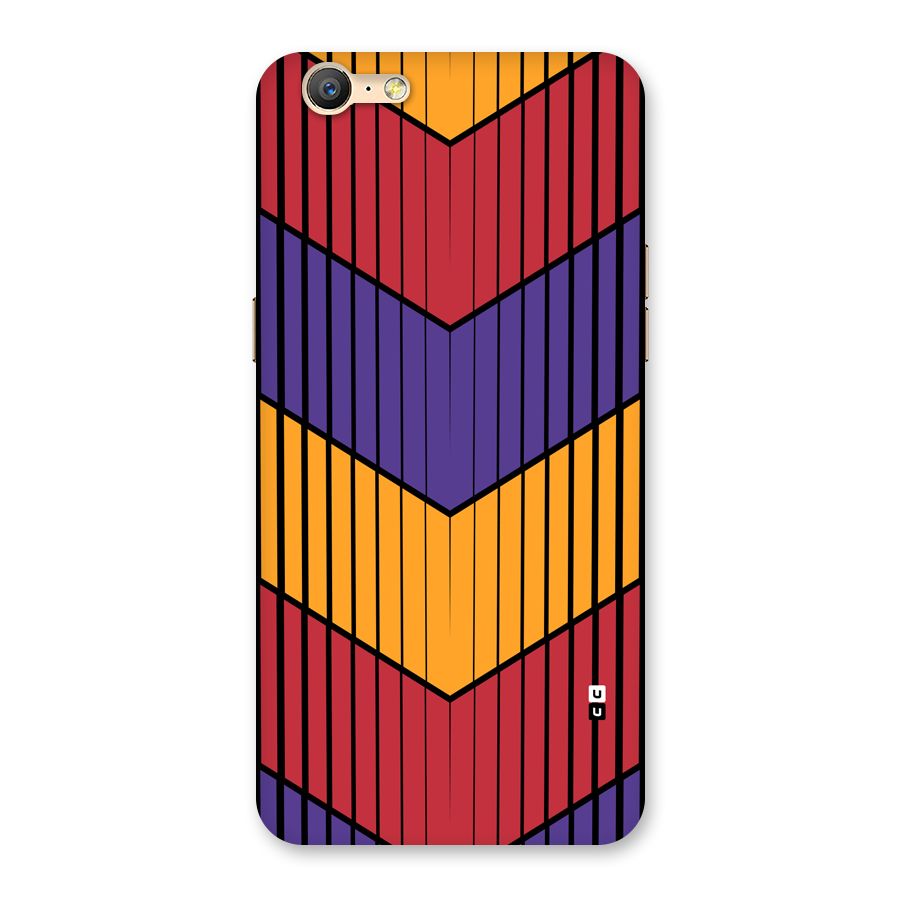 Angular Stripes Back Case for Oppo A39