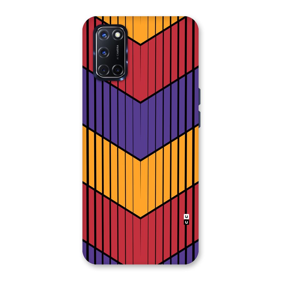 Angular Stripes Back Case for Oppo A52