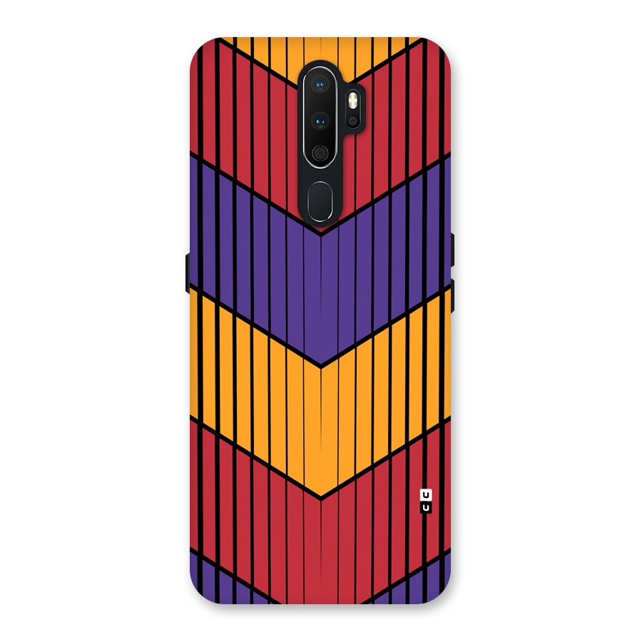 Angular Stripes Back Case for Oppo A5 (2020)