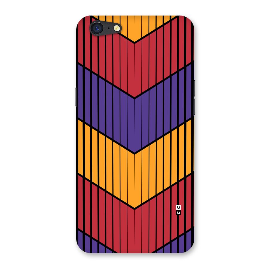 Angular Stripes Back Case for Oppo A71