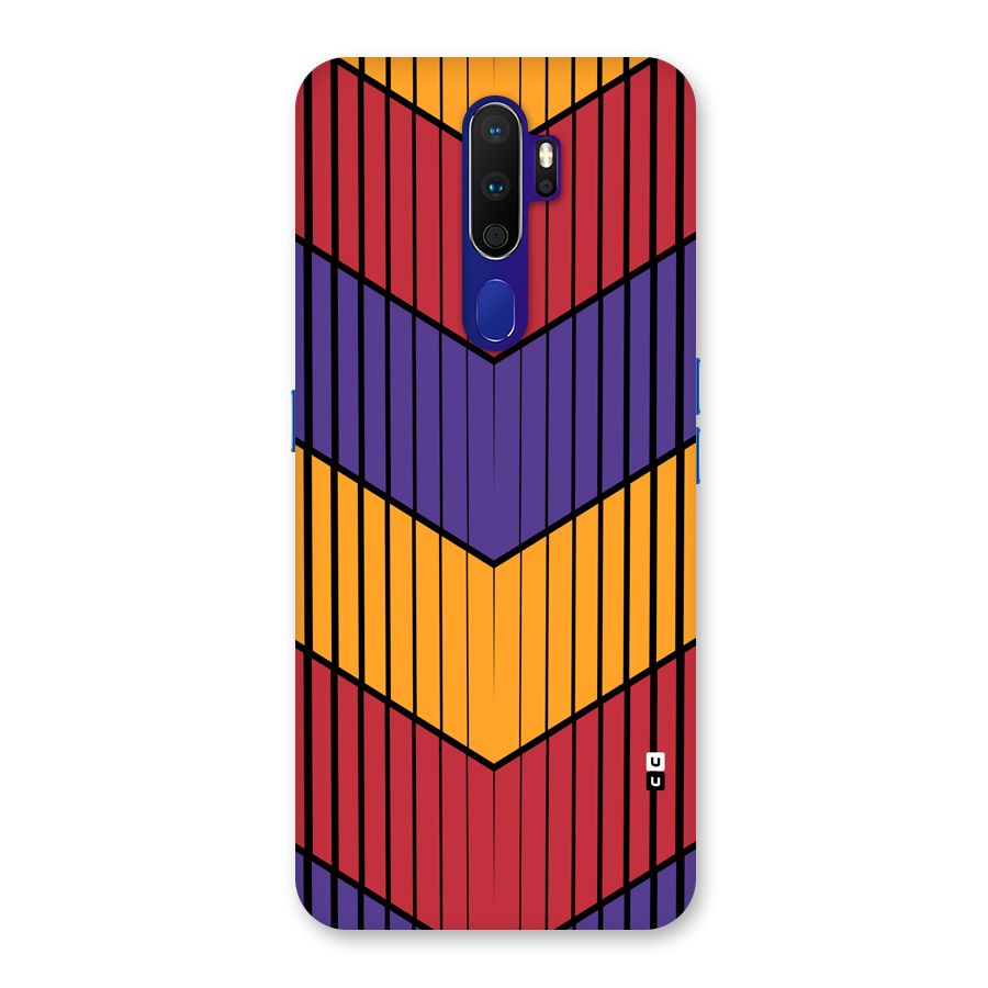 Angular Stripes Back Case for Oppo A9 (2020)