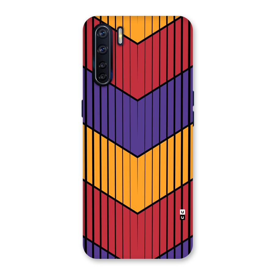 Angular Stripes Back Case for Oppo F15