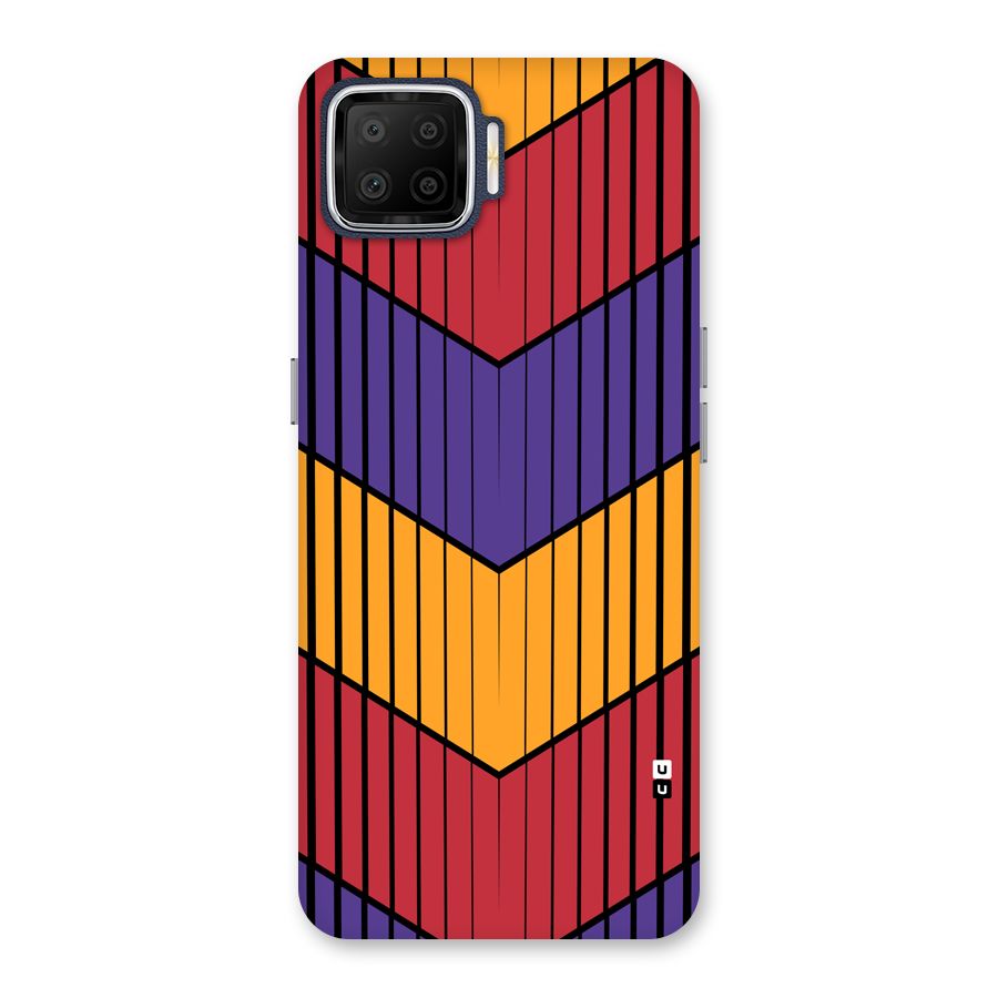 Angular Stripes Back Case for Oppo F17