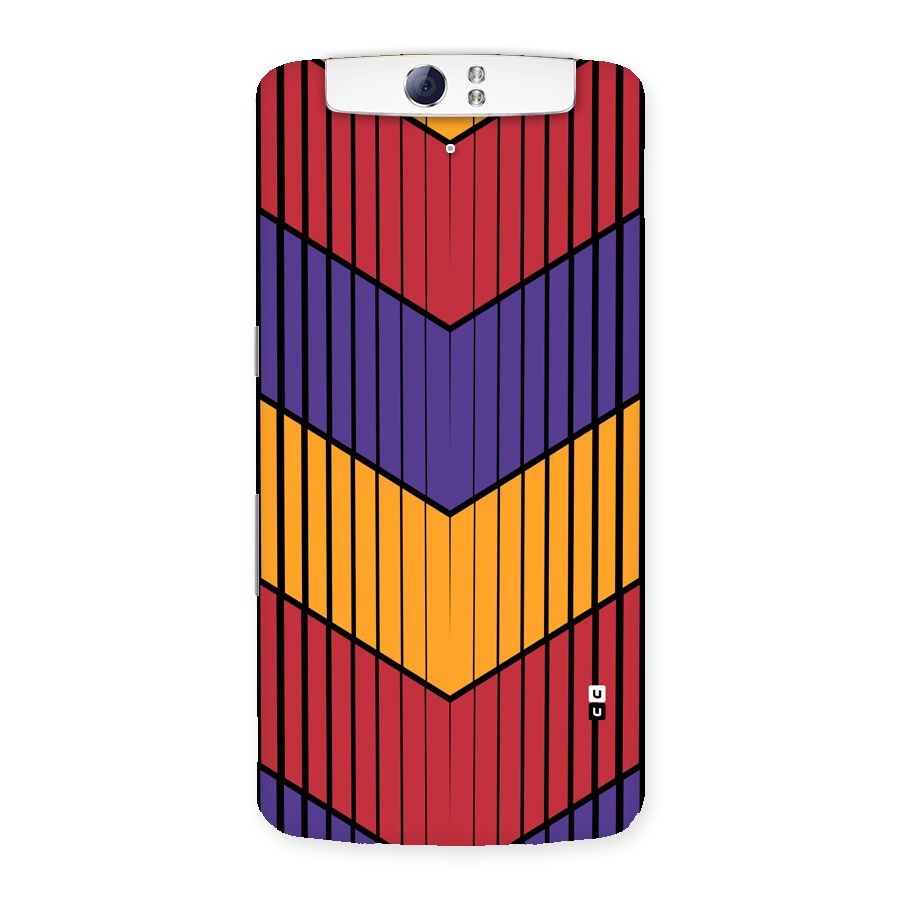 Angular Stripes Back Case for Oppo N1