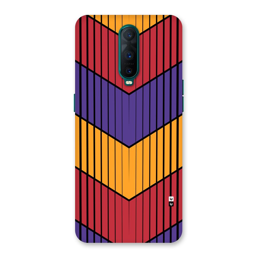Angular Stripes Back Case for Oppo R17 Pro