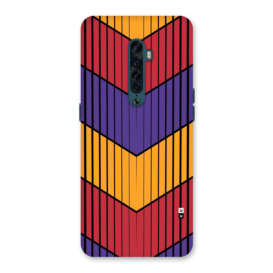 Angular Stripes Back Case for Oppo Reno2