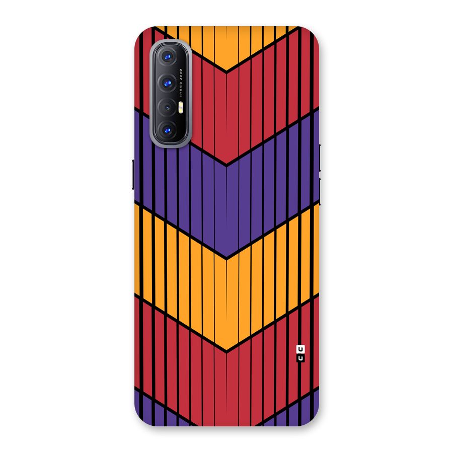 Angular Stripes Back Case for Oppo Reno3 Pro