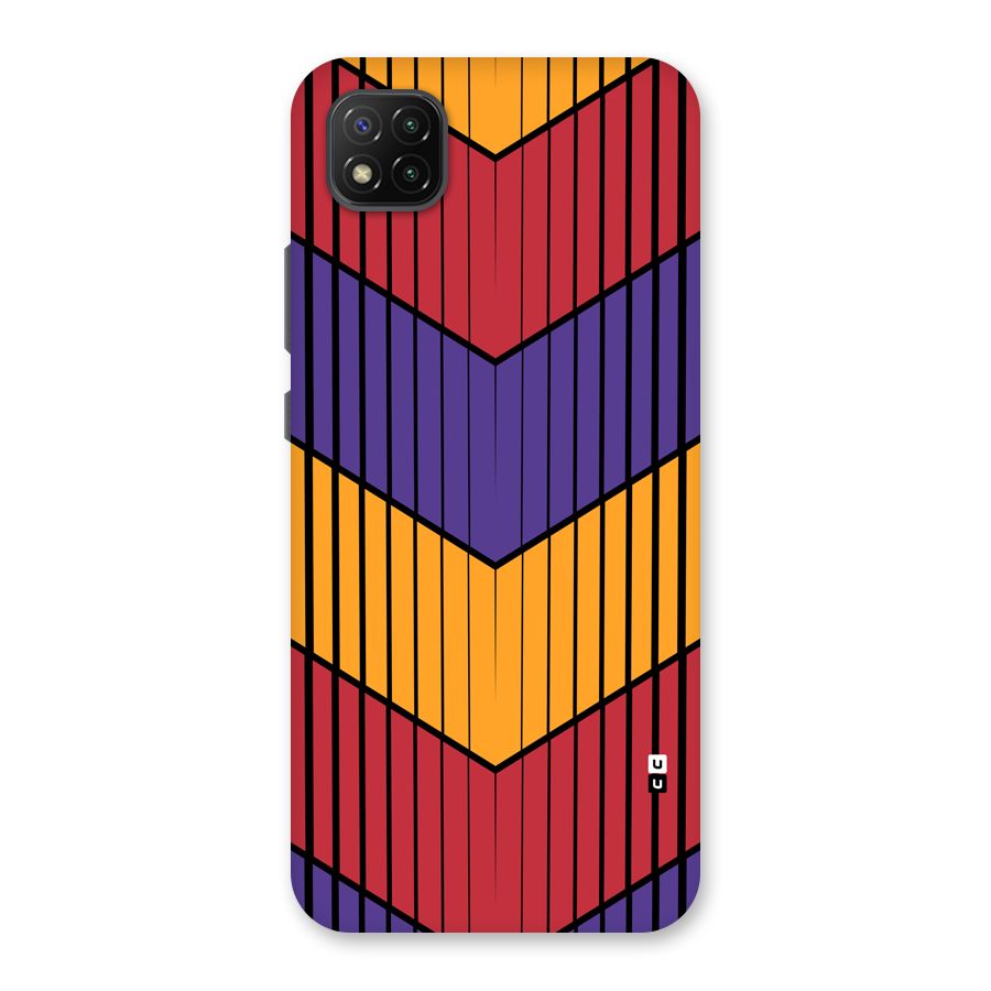 Angular Stripes Back Case for Poco C3