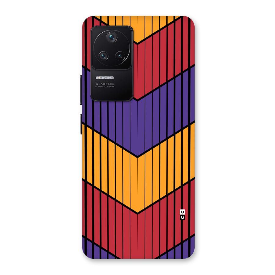 Angular Stripes Back Case for Poco F4 5G