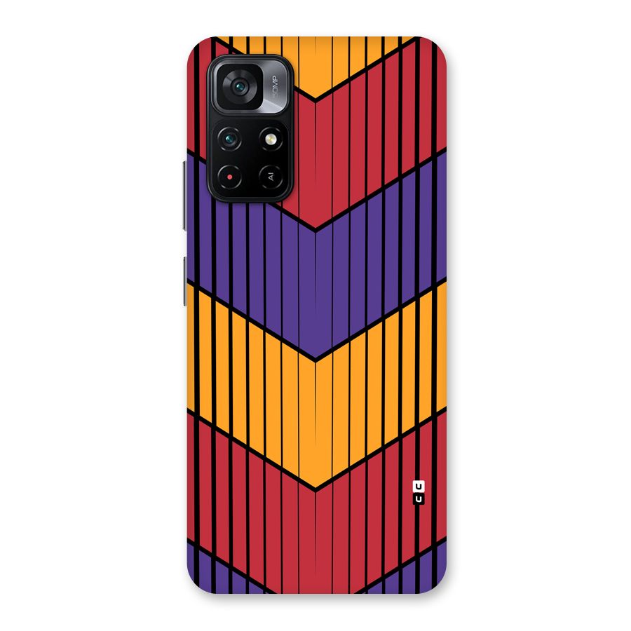 Angular Stripes Back Case for Poco M4 Pro 5G
