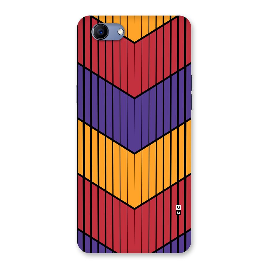 Angular Stripes Back Case for Realme 1