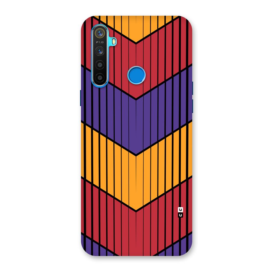 Angular Stripes Back Case for Realme 5s