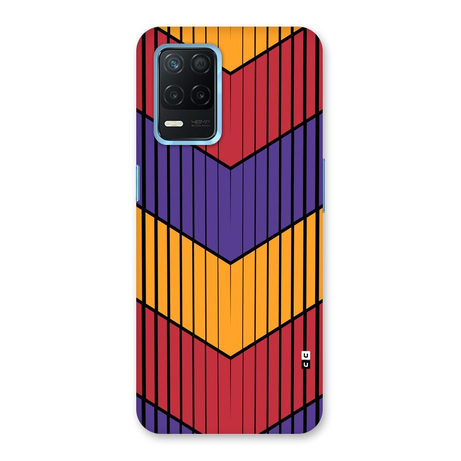 Angular Stripes Back Case for Realme 8 5G