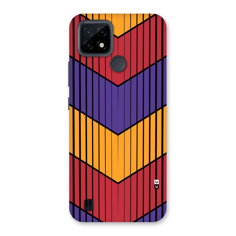 Angular Stripes Back Case for Realme C21