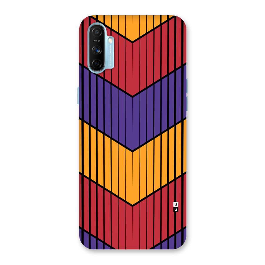 Angular Stripes Back Case for Realme Narzo 20A