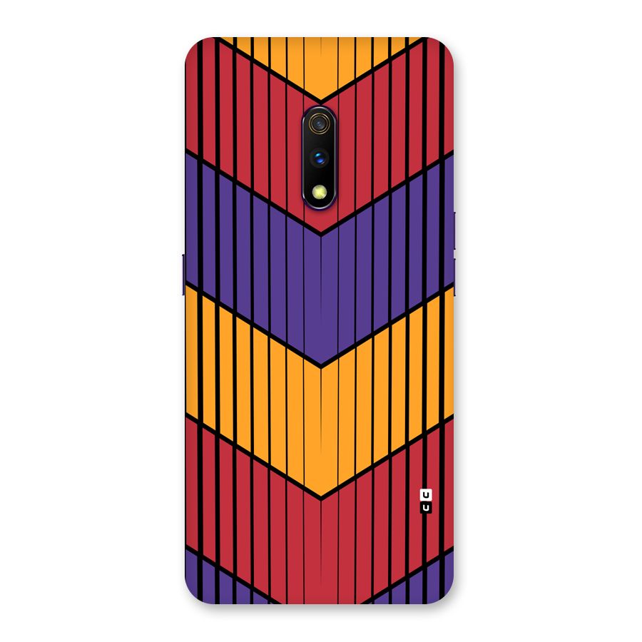 Angular Stripes Back Case for Realme X
