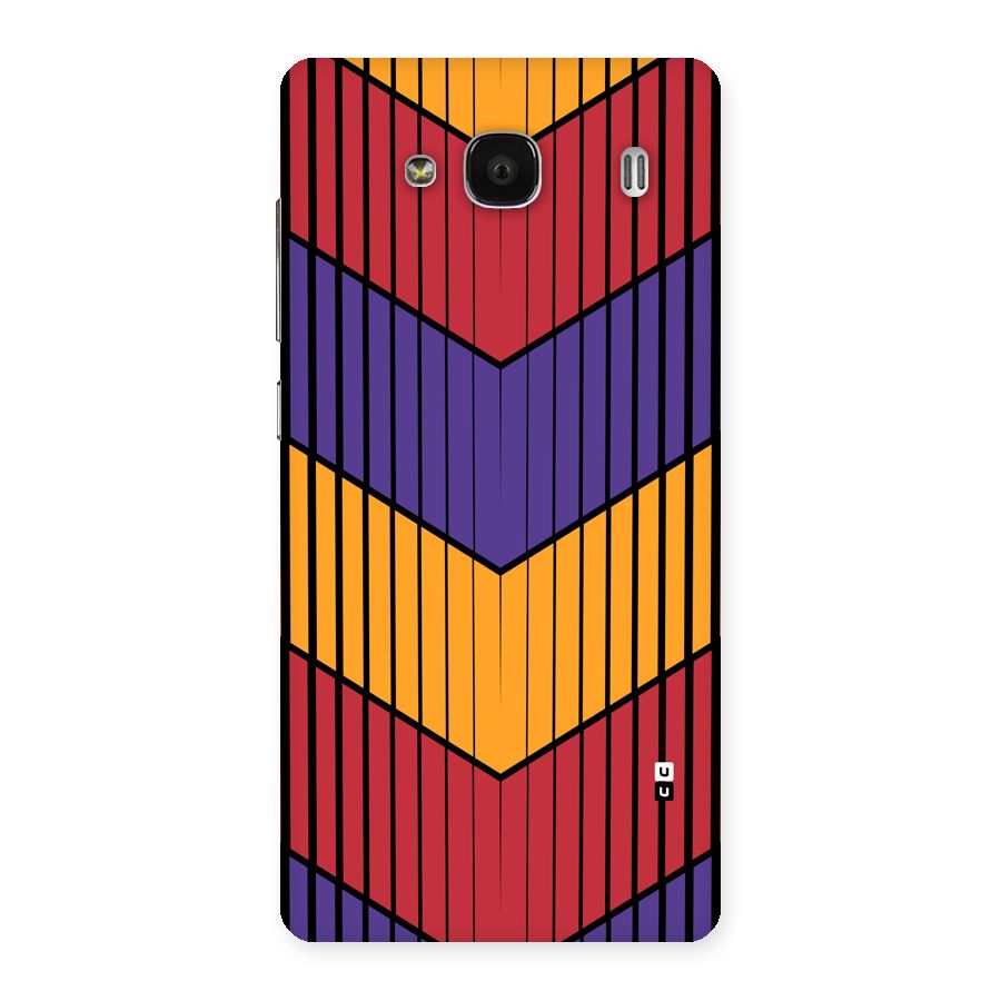 Angular Stripes Back Case for Redmi 2 Prime