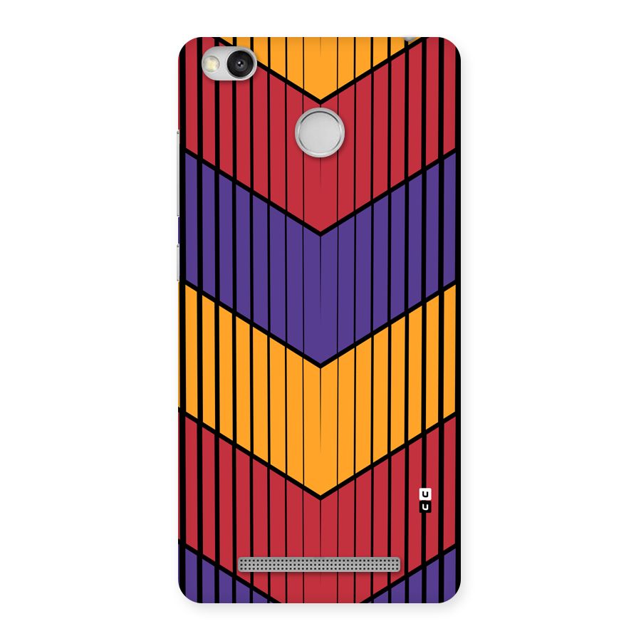 Angular Stripes Back Case for Redmi 3S Prime