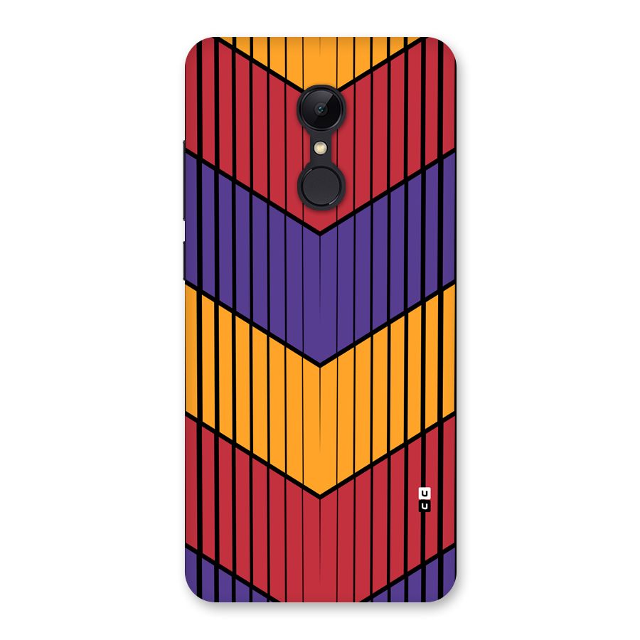 Angular Stripes Back Case for Redmi 5