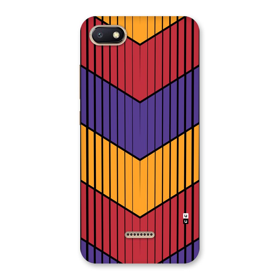 Angular Stripes Back Case for Redmi 6A
