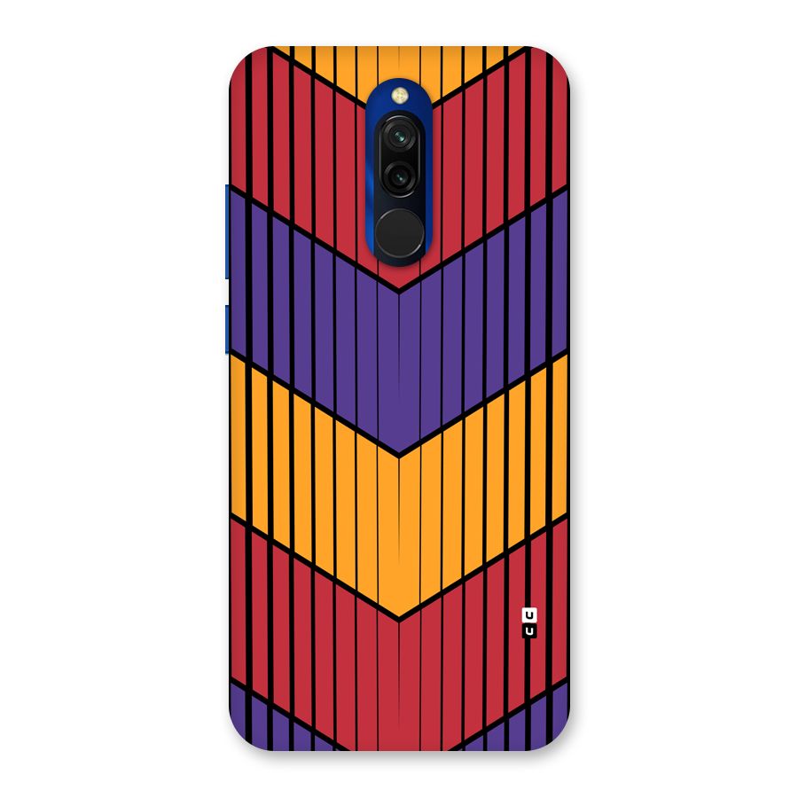 Angular Stripes Back Case for Redmi 8