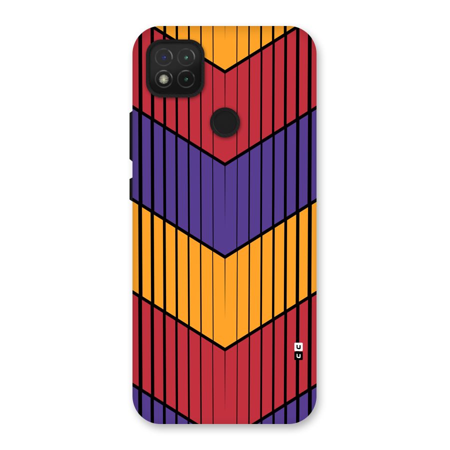 Angular Stripes Back Case for Redmi 9 Activ