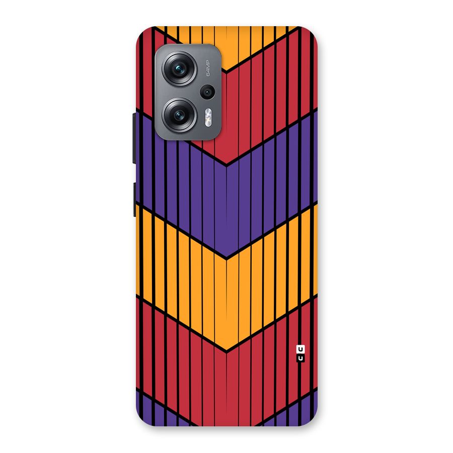 Angular Stripes Back Case for Redmi K50i