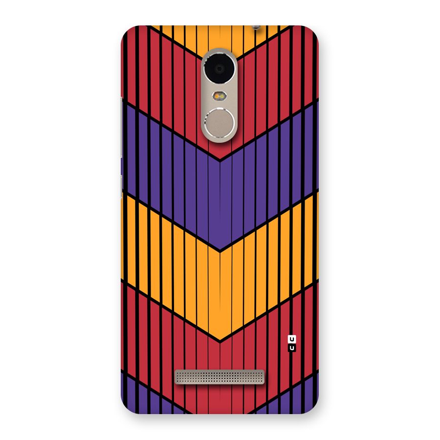 Angular Stripes Back Case for Redmi Note 3