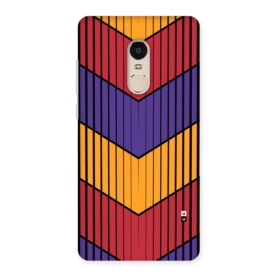 Angular Stripes Back Case for Redmi Note 4
