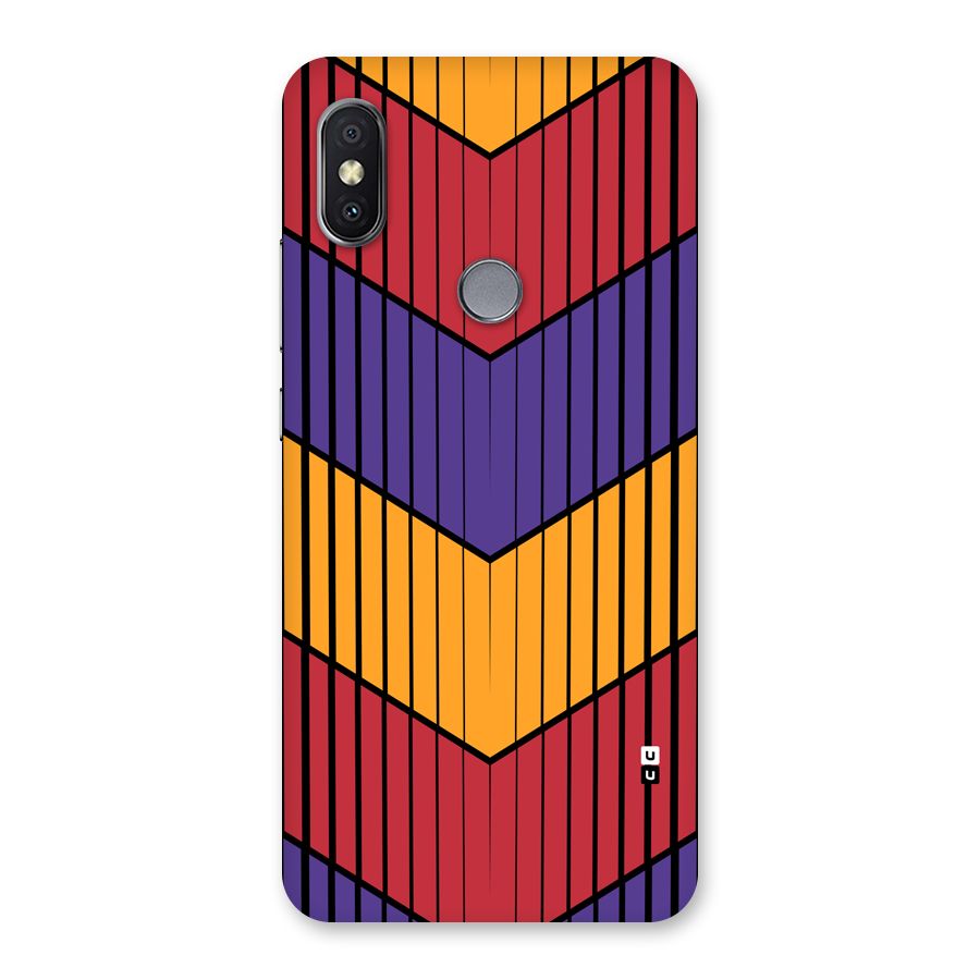 Angular Stripes Back Case for Redmi Y2