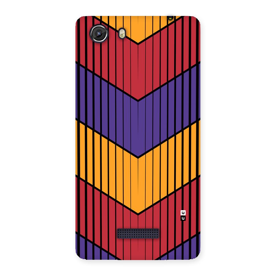 Angular Stripes Back Case for Unite 3