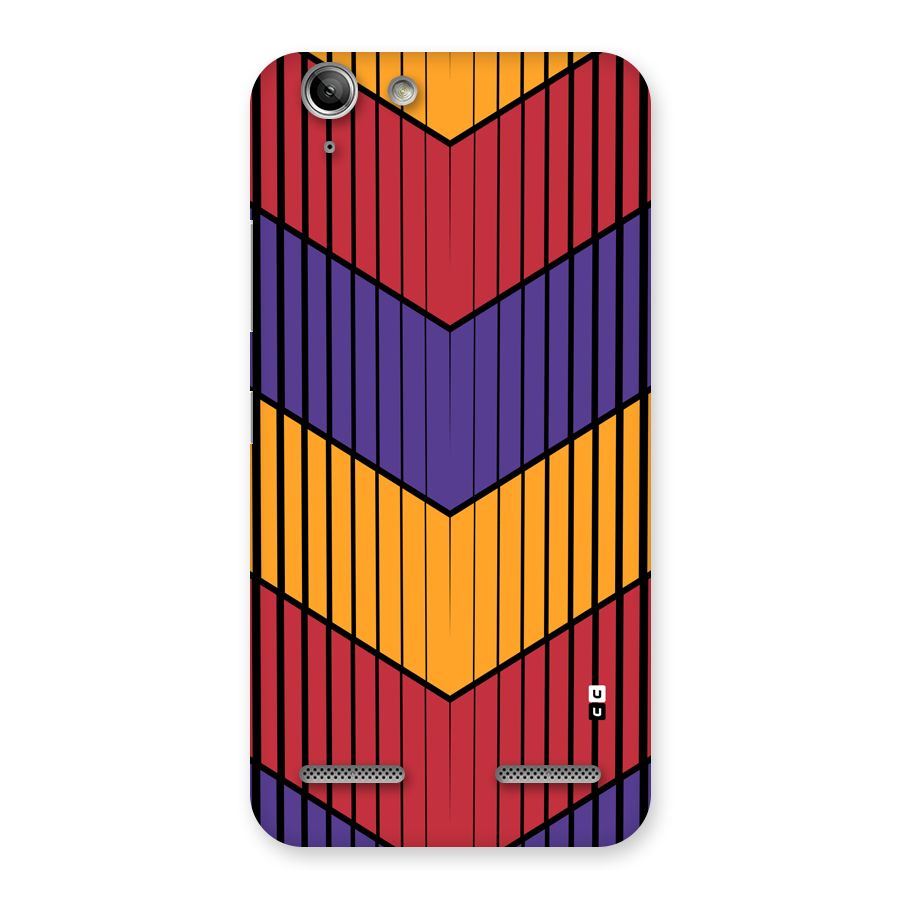 Angular Stripes Back Case for Vibe K5