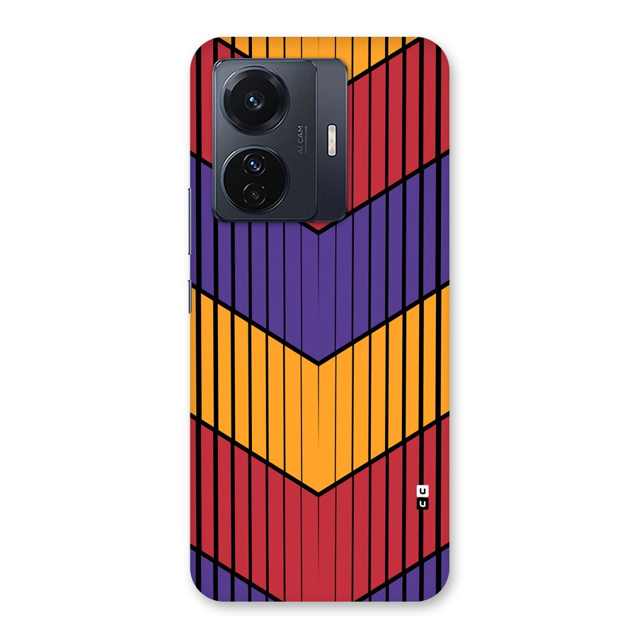 Angular Stripes Back Case for Vivo T1 Pro