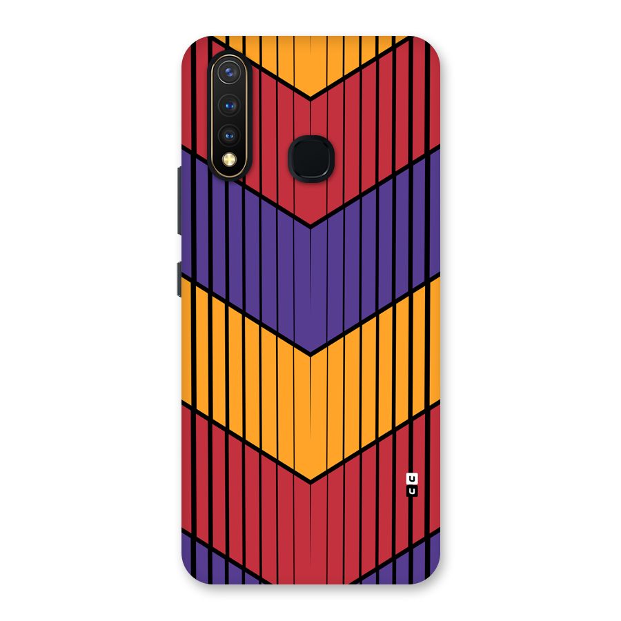 Angular Stripes Back Case for Vivo U20