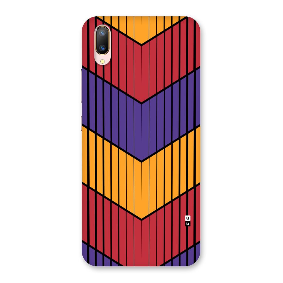 Angular Stripes Back Case for Vivo V11 Pro