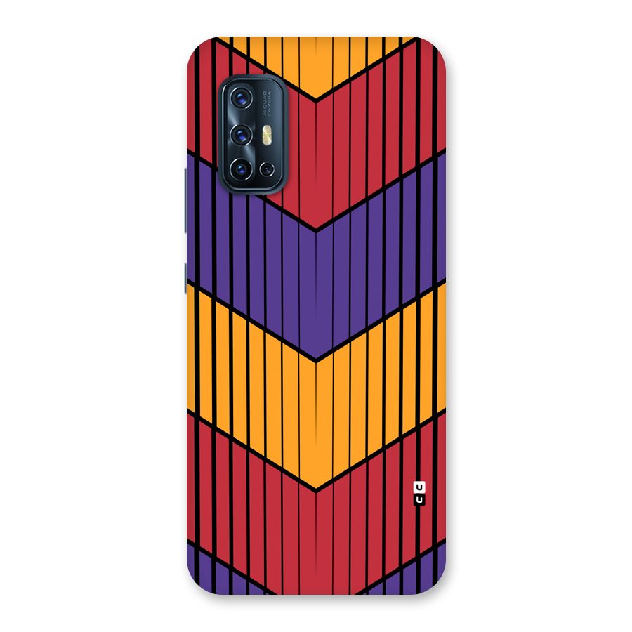 Angular Stripes Back Case for Vivo V17