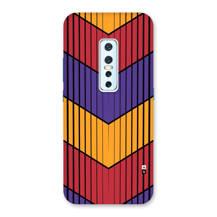 Angular Stripes Back Case for Vivo V17 Pro