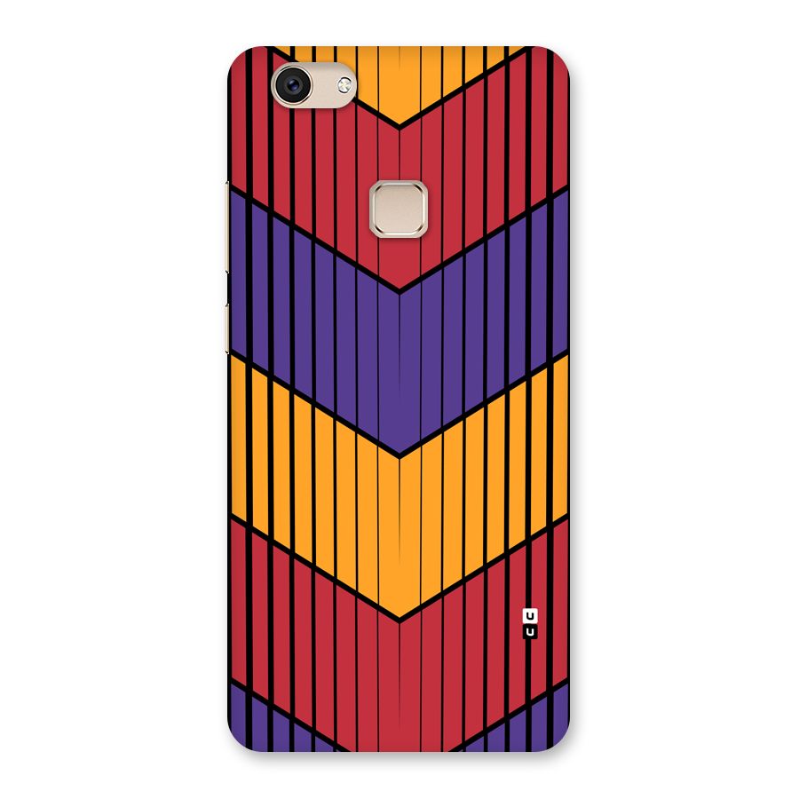 Angular Stripes Back Case for Vivo V7